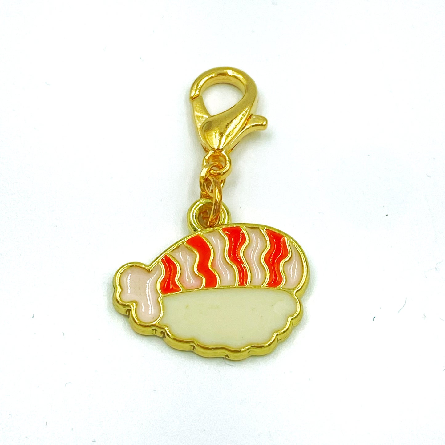 Enamel Sushi Charm |  Japanese Food Clip | Rice Roll Bookmark | Hanami Stitch Marker | Progress Keeper | Counter