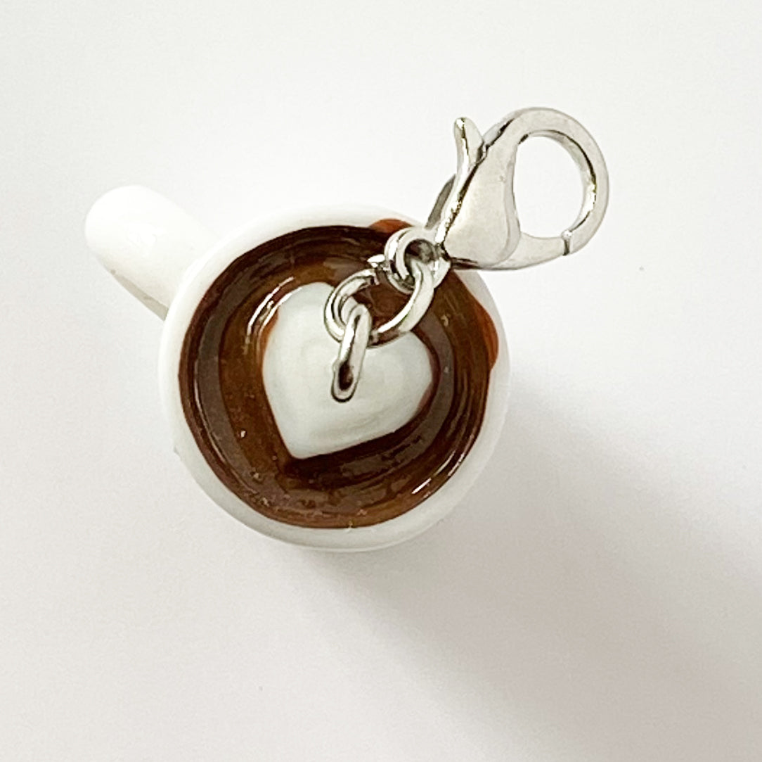 Resin Coffee Charms | Frappe Bookmark | Espresso Clip | Stitch Marker | Progress Keeper | Teacher Gift