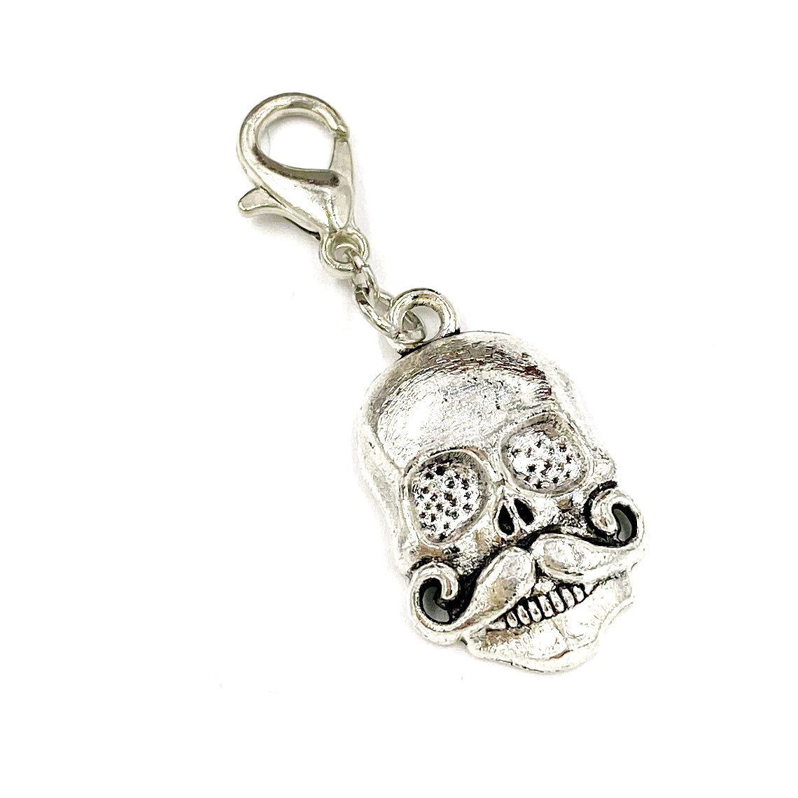 Steampunk Skull Planner Charm | Dark Academia Bookmark | Vintage Clip | Victorian Halloween | Stitch Marker | Progress Keeper | Counter