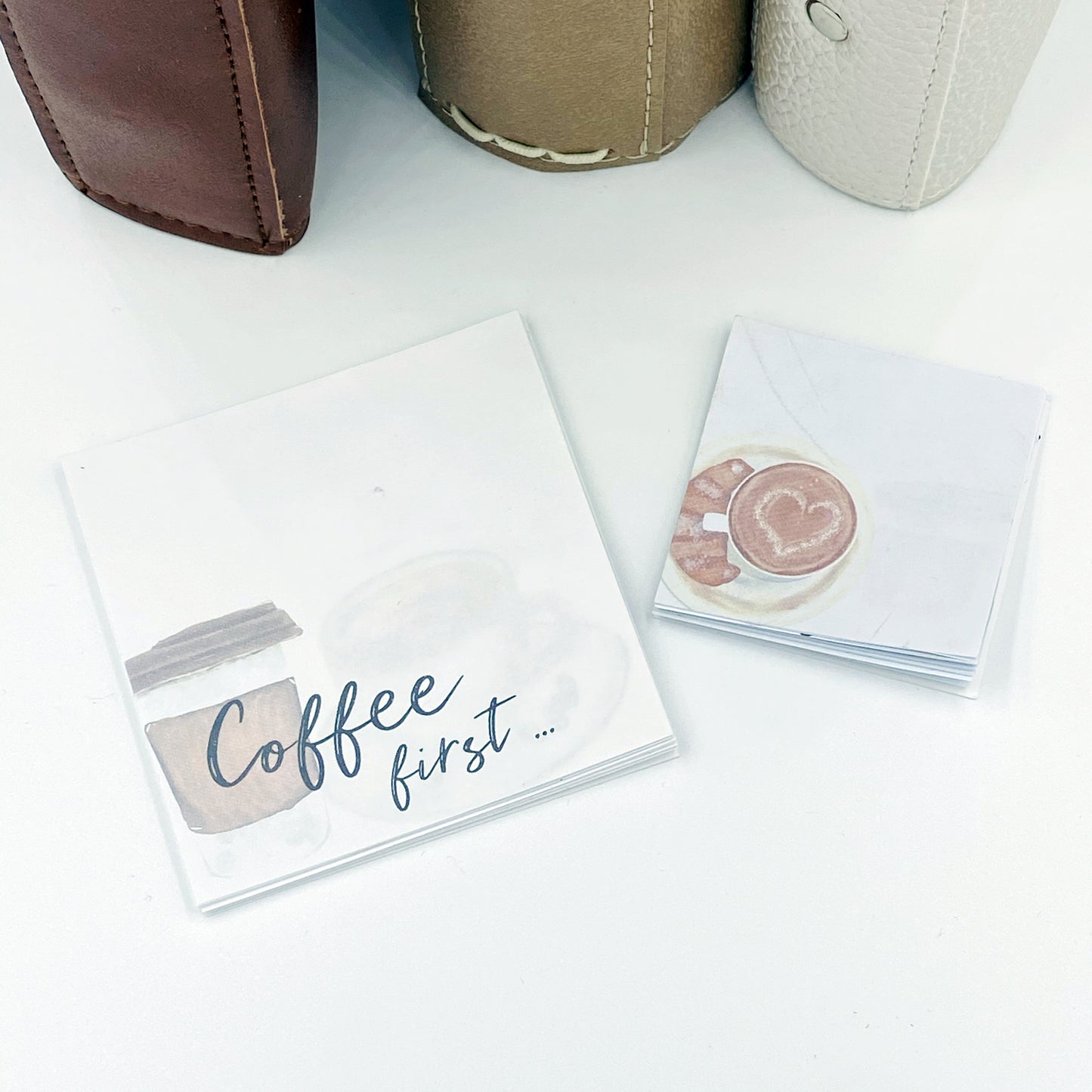 Coffee Lovers Sticky Notes | Pad of 24 Coffee Addict Post Its | Cup of Joe Stickies | Caffeine Lovers' Stationary | Teacher Gift | Mom