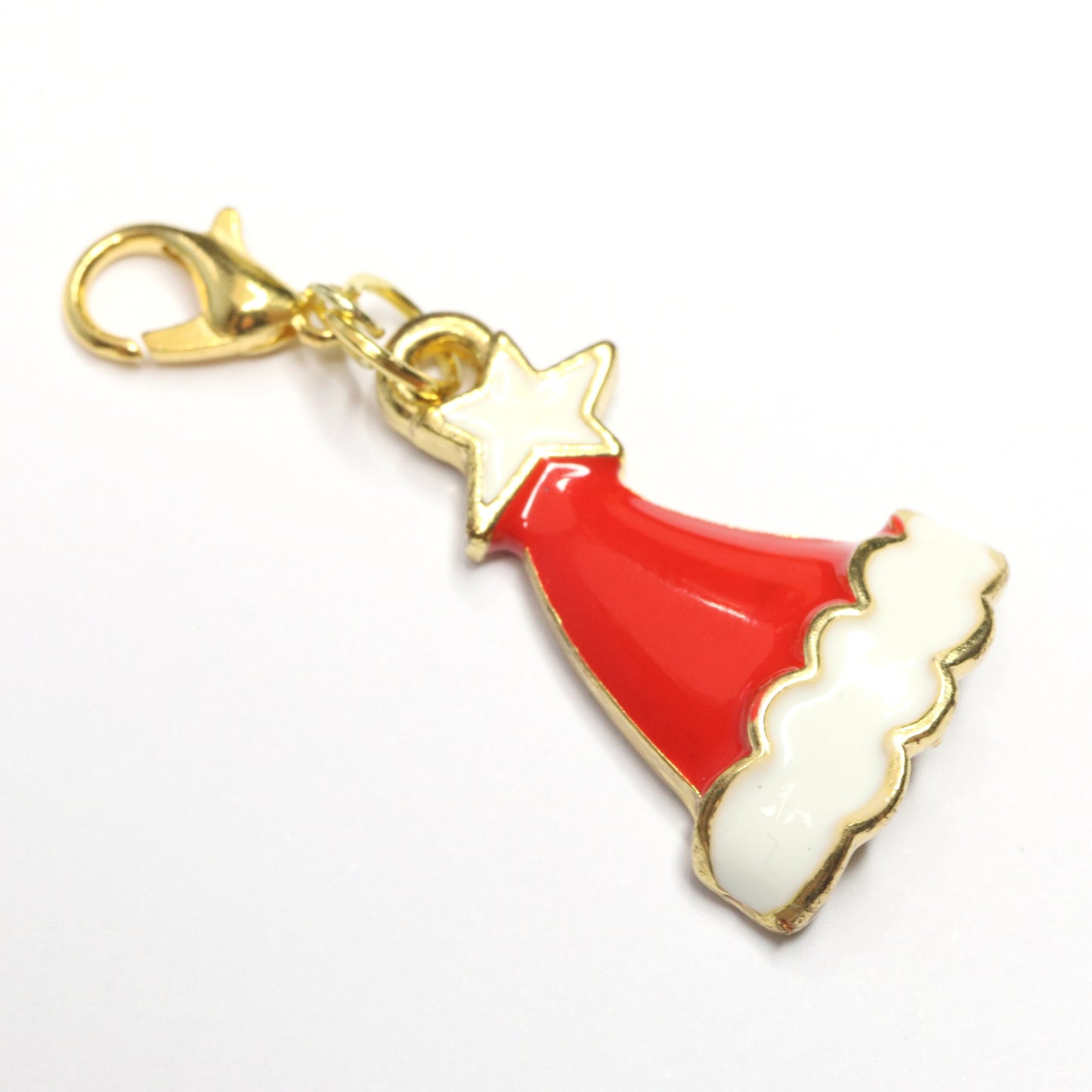 Santa Hat Charm | Christmas Bookmark | Santa Claus Clip