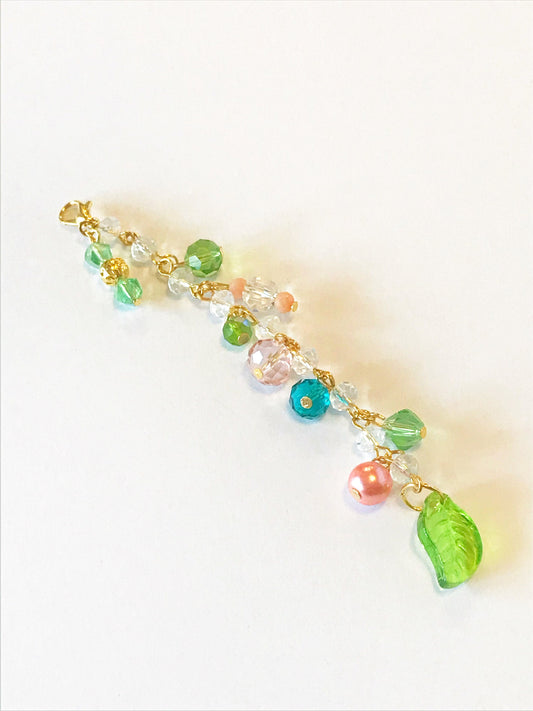 Pastel Beaded Planner Charm | March 2020 Bead Chain | Sparkling Beads | Pretty Beaded Chain