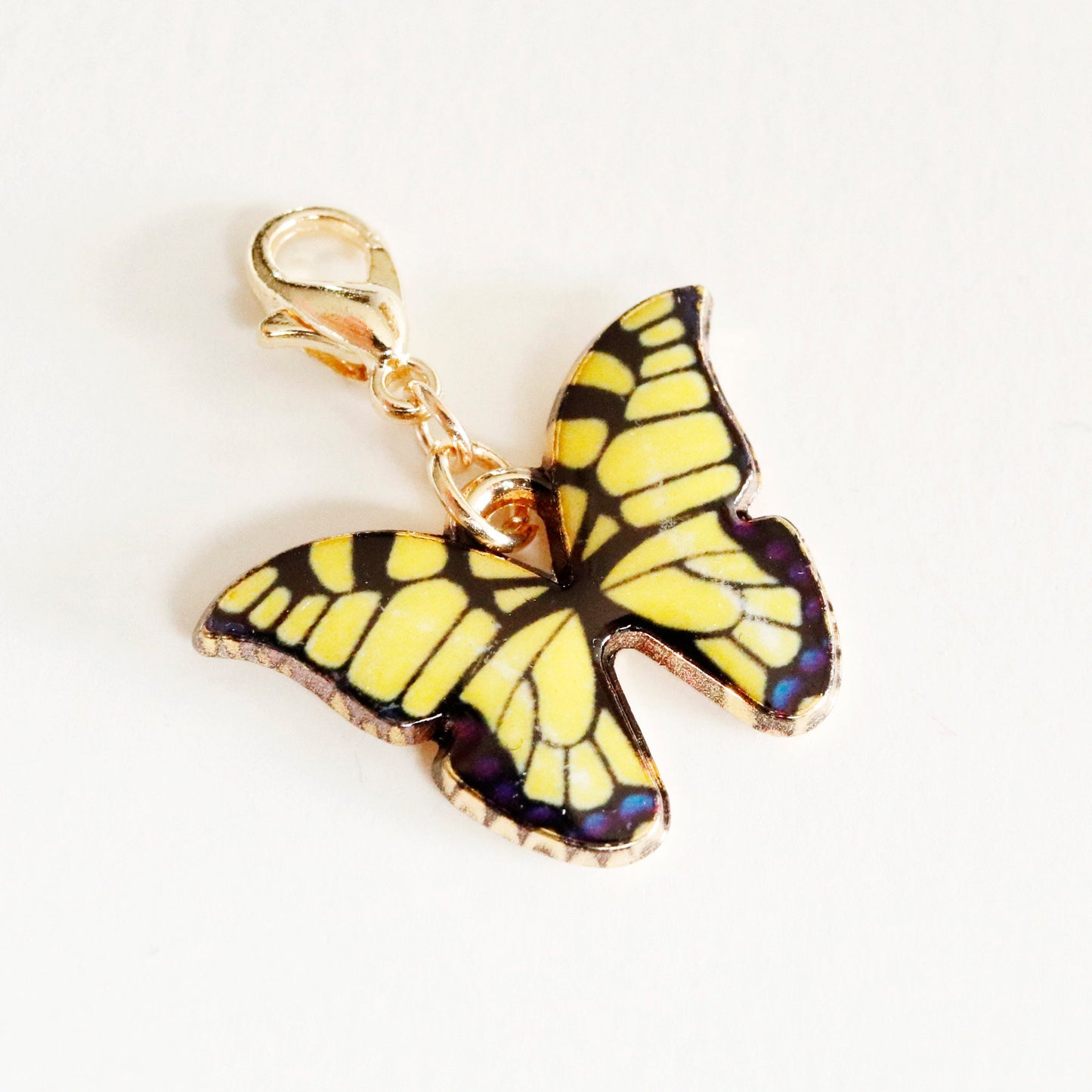 Colorful Butterfly Charms | Pollinator Bookmark | Butterfly Clip | Stitch Marker | Progress Keeper