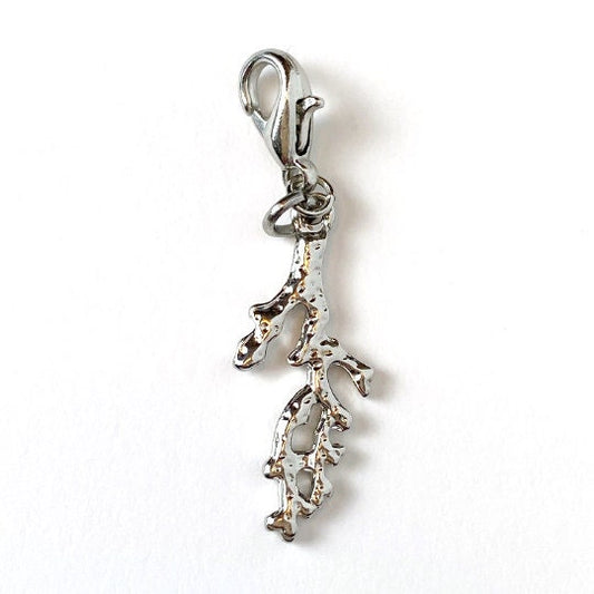 Small Coral Charm | Silver Reef Bookmark | Oceanside Clip