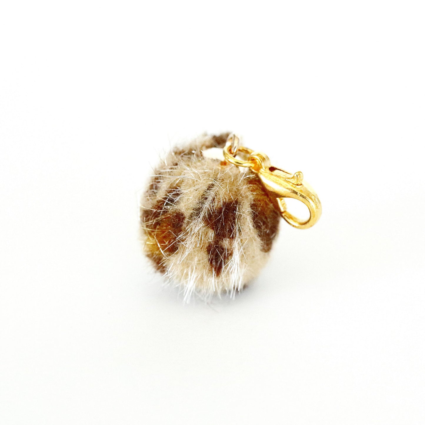 Fuzzy Cheetah Charm | Animal Print Bookmark | Safari Clip