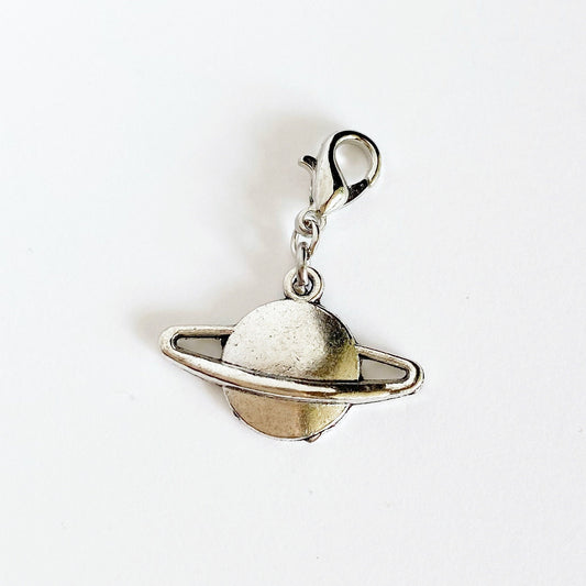 Saturn Charm | Celestial Bookmark | Planet Clip