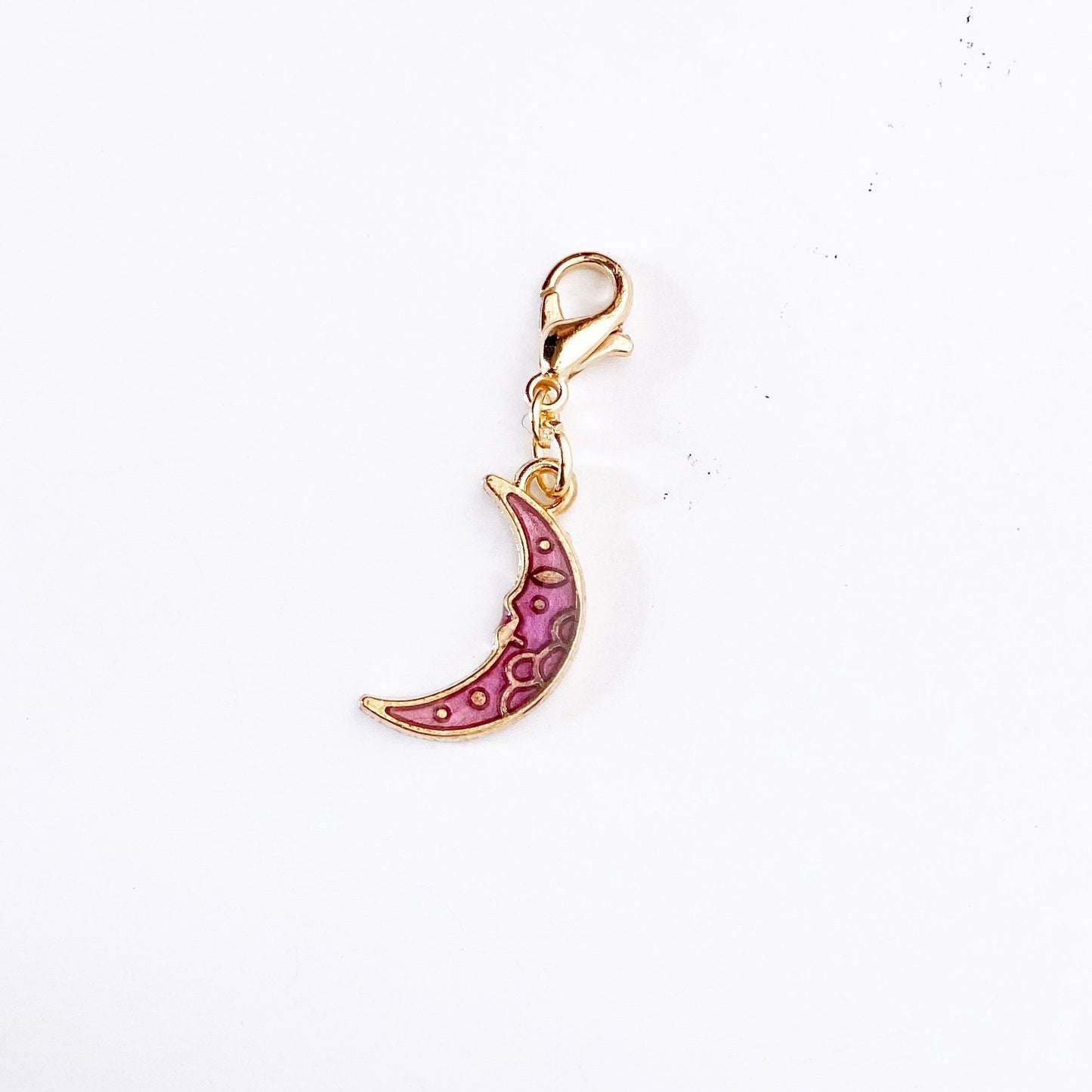 Enamel Moon & Star Charms | Celestial Bookmark | Moons and Stars Clip