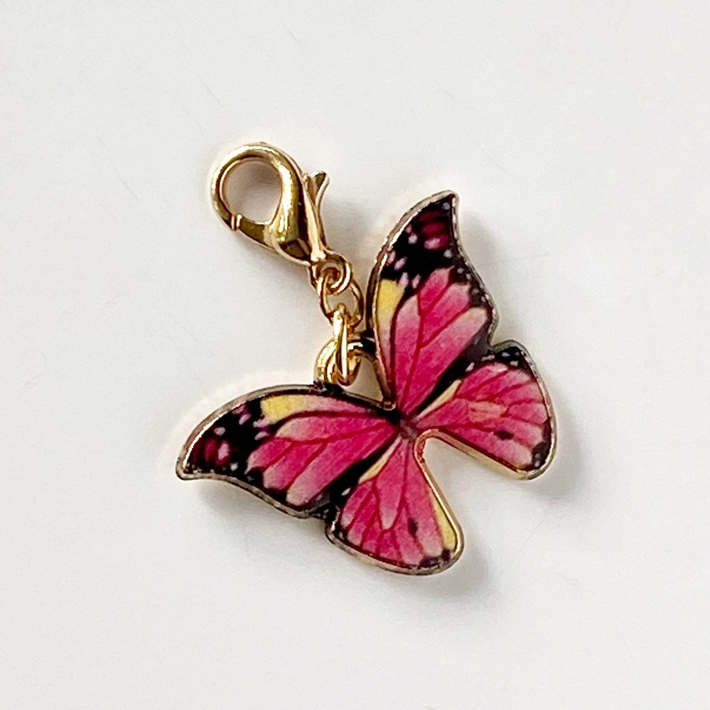 Colorful Butterfly Charms | Pollinator Bookmark | Butterfly Clip | Stitch Marker | Progress Keeper