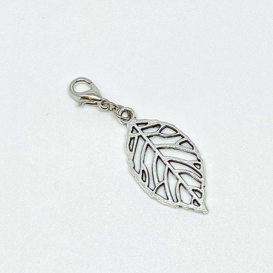 Skeleton Leaf Charm | Autumn Leaf Clip | Fall Leaves Bookmark