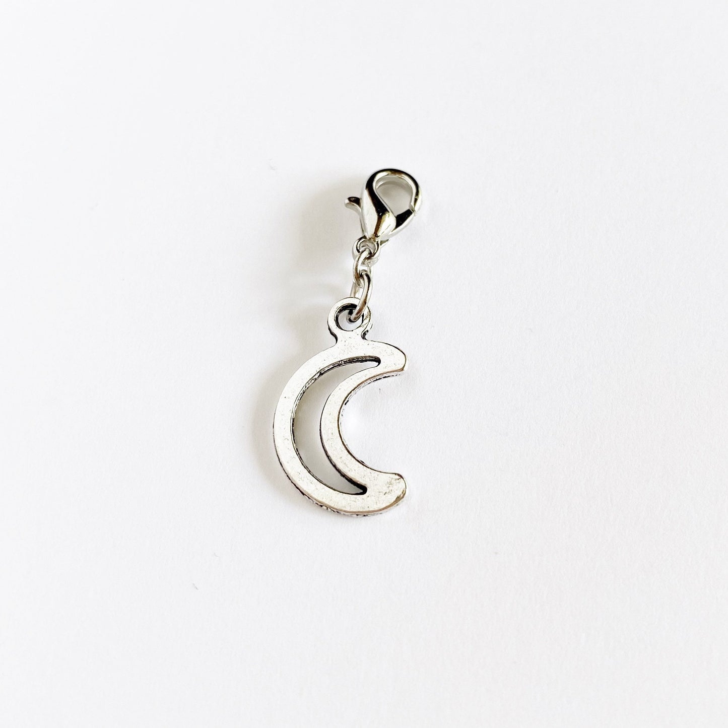 Open Moon Charm | Celestial Bookmark | Lunar Clip