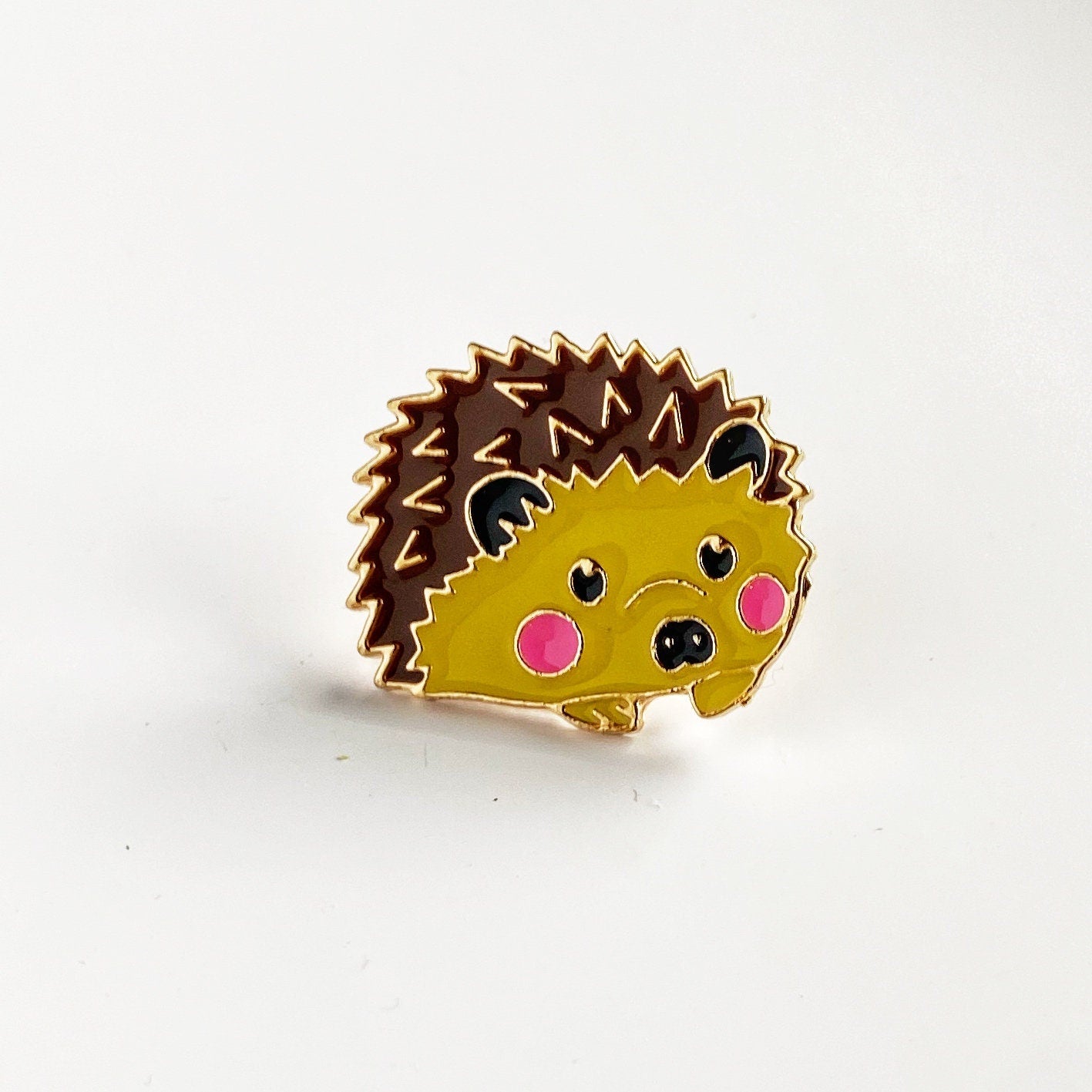Cute Hedgehog Enamel Pin