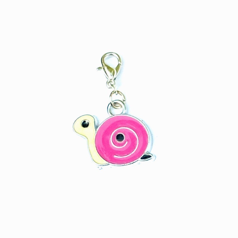 Colorful Snail Charms | Snail Bookmark | Autumn Clip