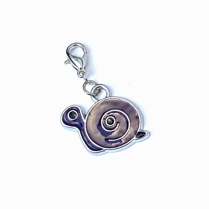 Colorful Snail Charms | Snail Bookmark | Autumn Clip