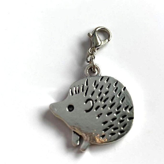 Hedgehog Charm | Autumn Clip | Fall Bookmark | Stitch Counter | Progress Keeper