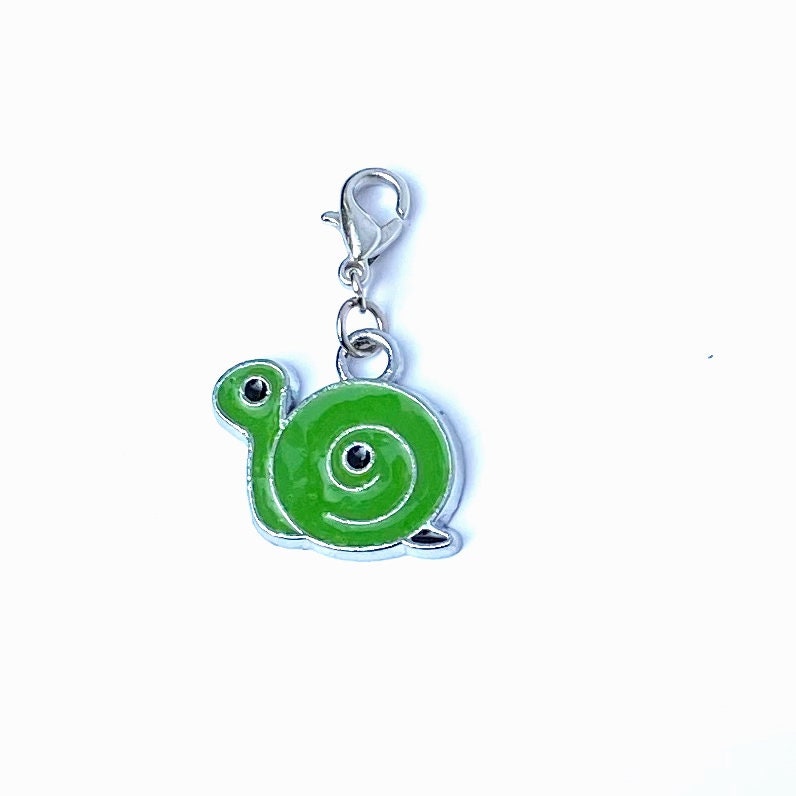 Colorful Snail Charms | Snail Bookmark | Autumn Clip