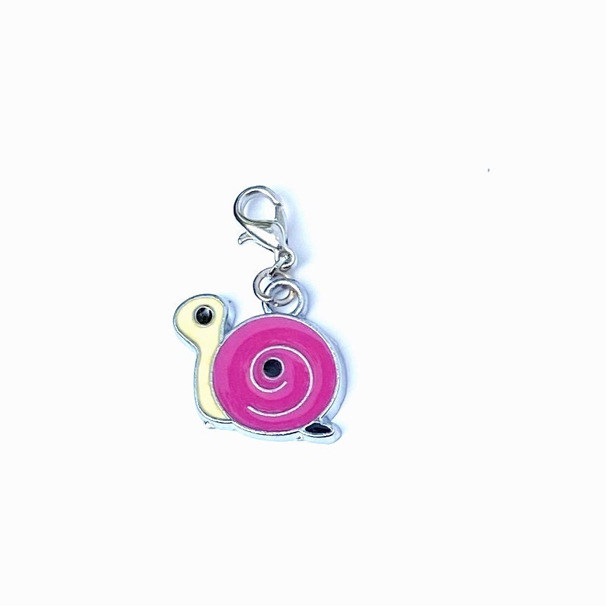 Colorful Snail Charms | Snail Bookmark | Autumn Clip