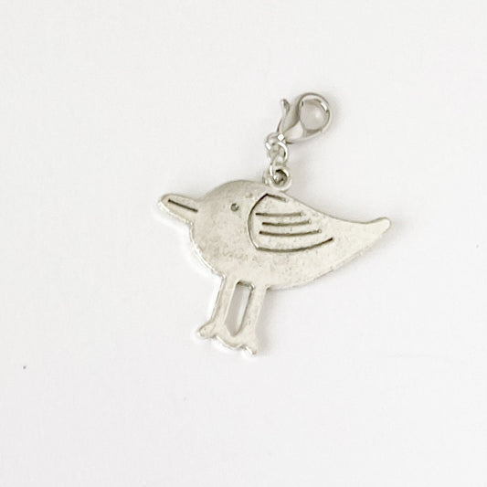 Goofy Bird Charm | Birdie Bookmark | Bird Stitch Marker