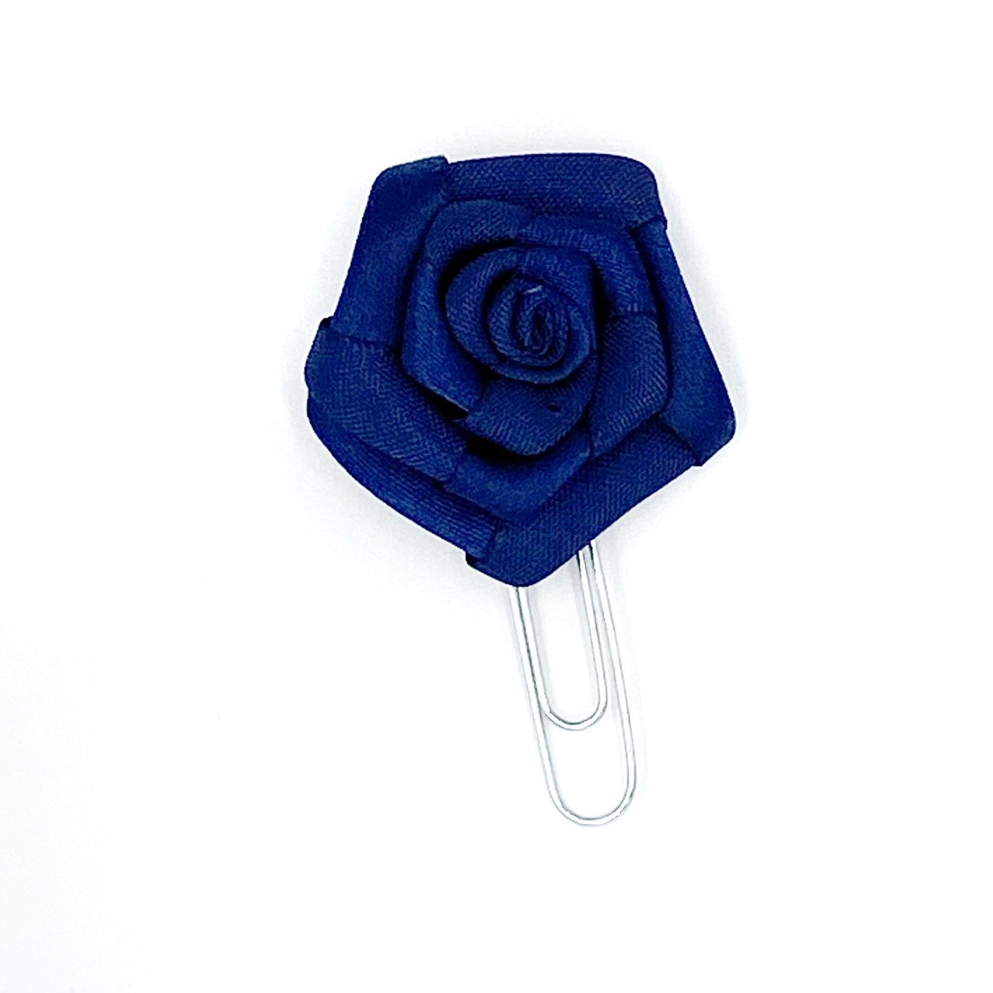 Satin Flower Clips | Colorful Clips | Planner Clips