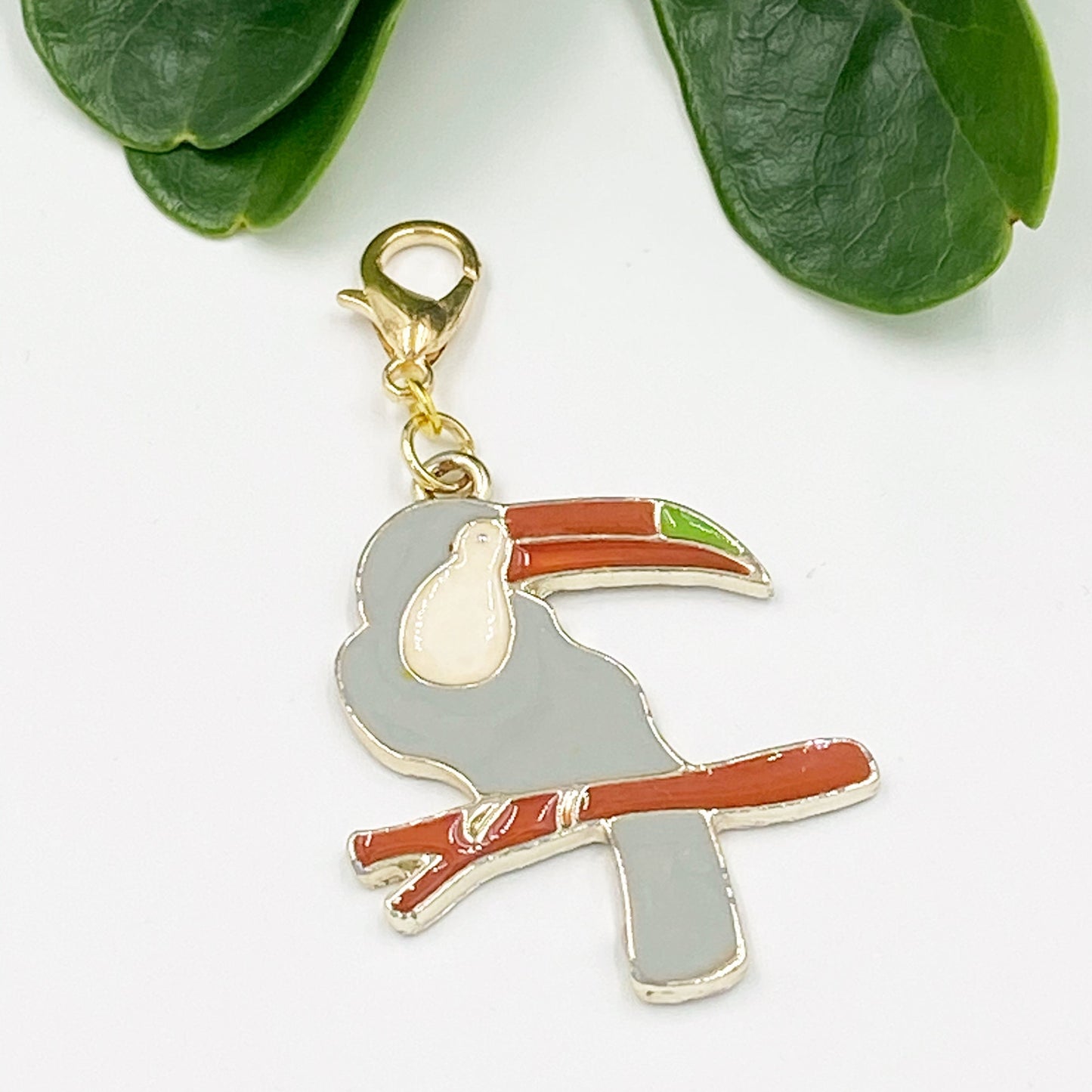 Toucan Charm | Rainforest Bookmark | Tropical Bird Stitch Marker