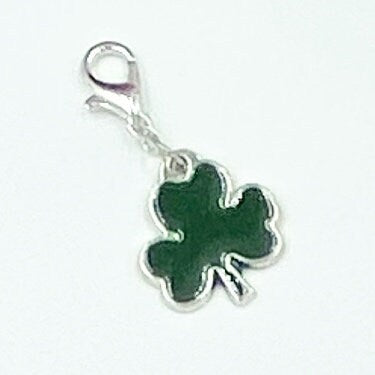 Shamrock Clover Charm | Irish Bookmark | St. Patrick's Day Stitch Marker | Progress Keeper