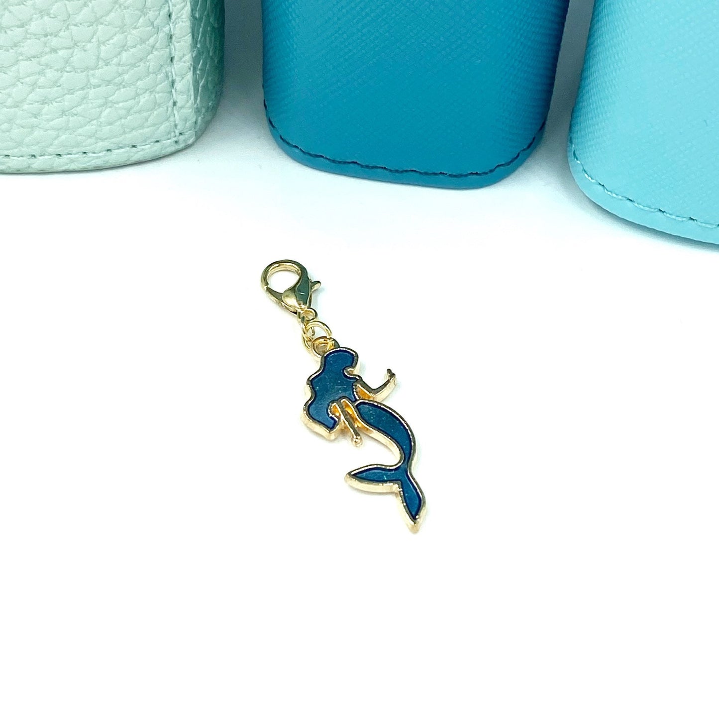 Mermaid Enamel Charms | Under the Sea Bookmark | Ocean Stitch Marker