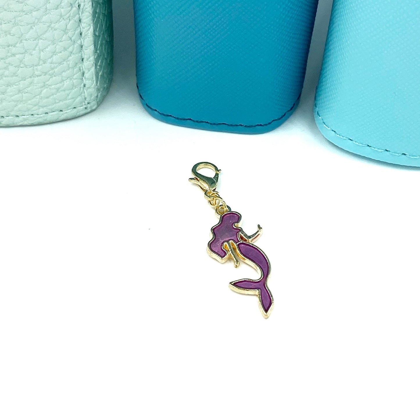 Mermaid Enamel Charms | Under the Sea Bookmark | Ocean Stitch Marker