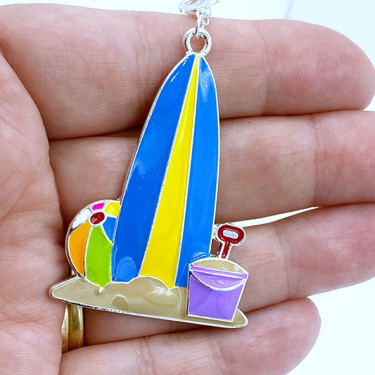 Surfboard Charm | Beach Bookmark | Summer Clip