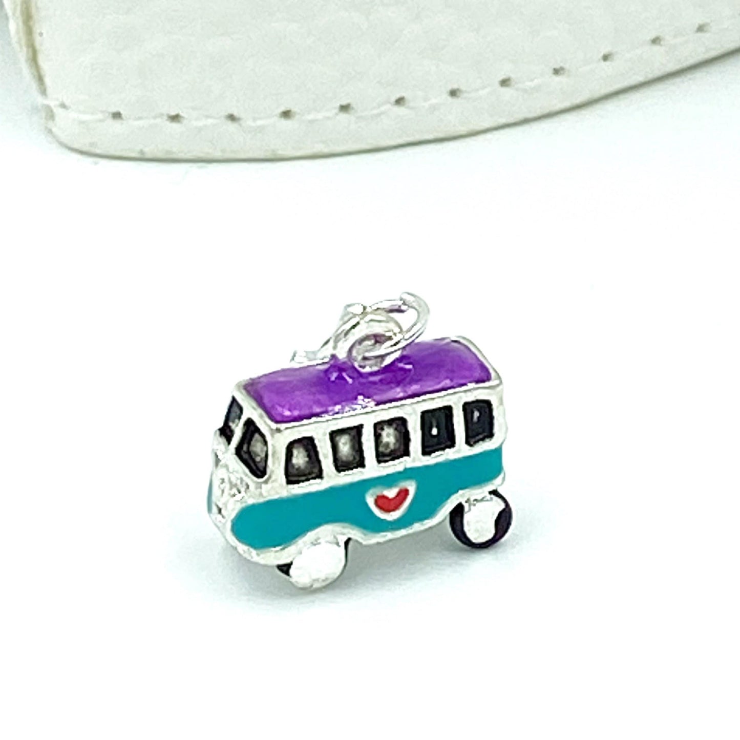 Hippie Camper Van Charm | Camper Van Bookmark | Travel Clip | Camping Stitch Marker | Progress Keeper