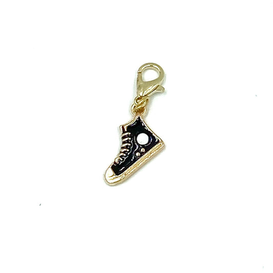 Retro Sneaker Planner Charm | Chuck Paper Clip | High Top Stitch Marker | Vintage Trainers Progress Keeper | Counter