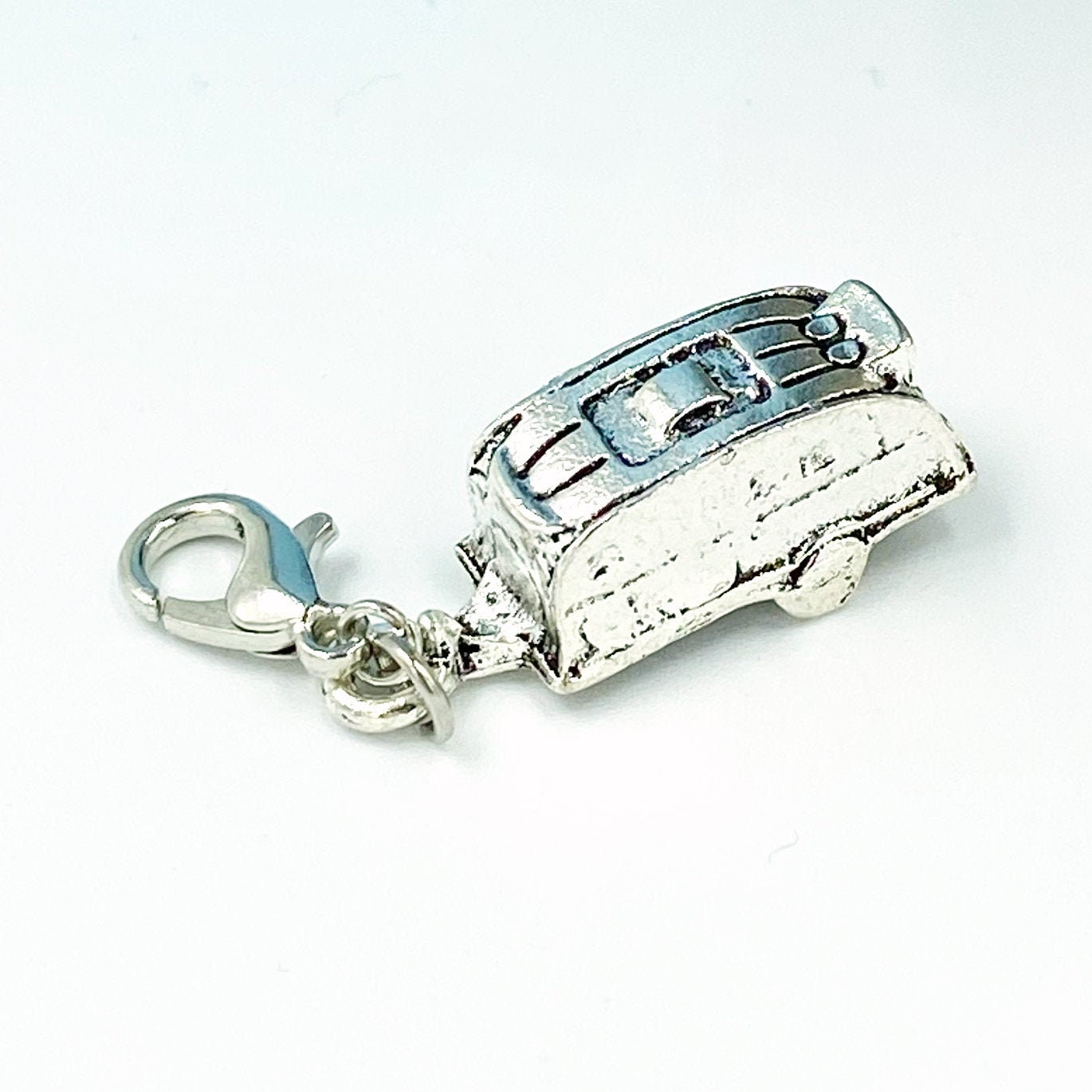 Camper Trailer Charm | Travel Bookmark | Camping Stitch Marker