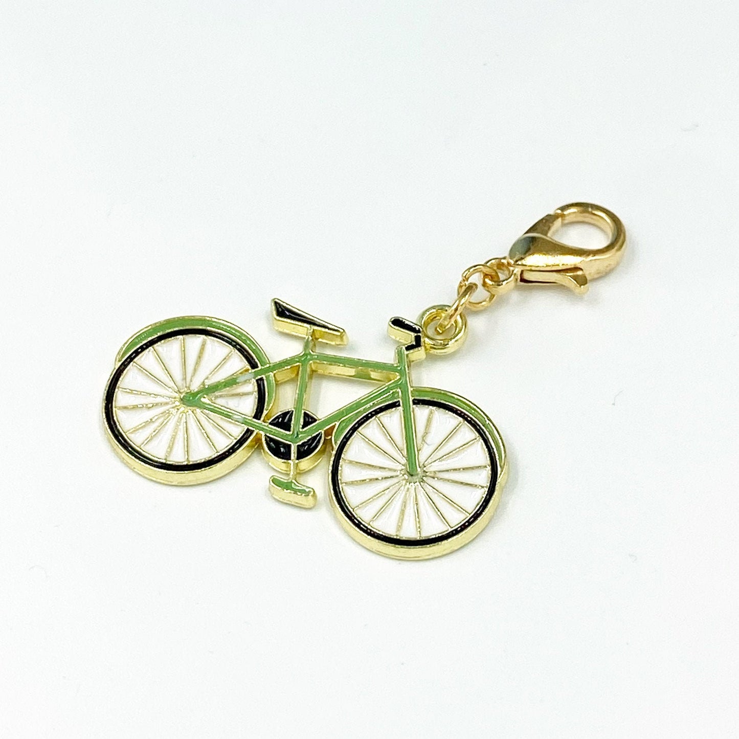 Enamel Bicycle Charm | Travel Bookmark | Bike Stitch Marker