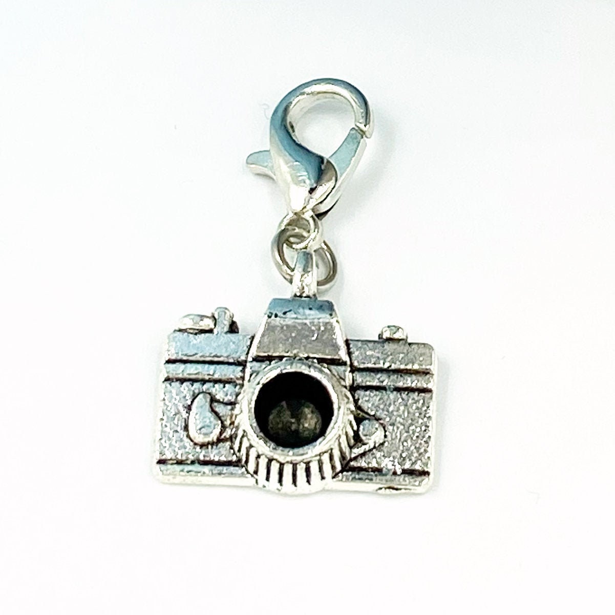 Camera Charm | Enamel Photographer Planner Clip | Photography Stitch Marker | Progress Keeper | Counter