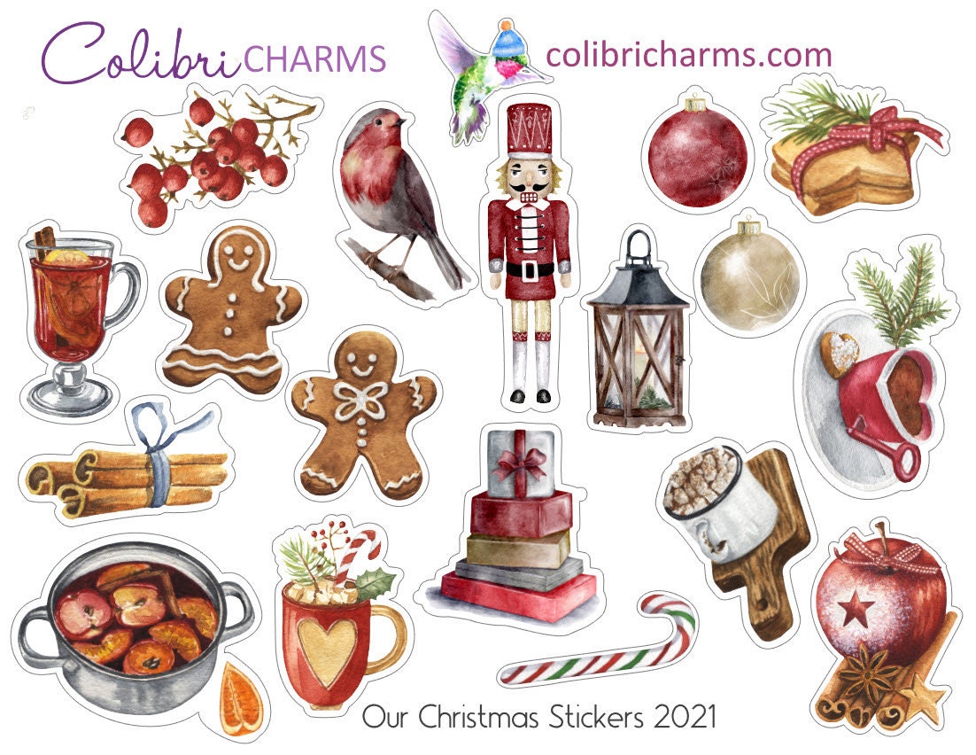 Our Christmas 2021 Stickers | Memory Keeping Stickers | Holiday Planner Stickers | Seasonal Planner Stickersr