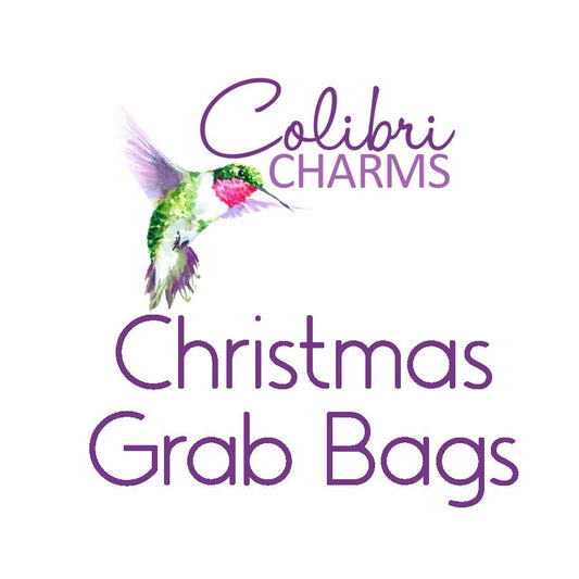 Six Christmas Charms | Mystery Assortment |  Grab Bag of Christmas Charms