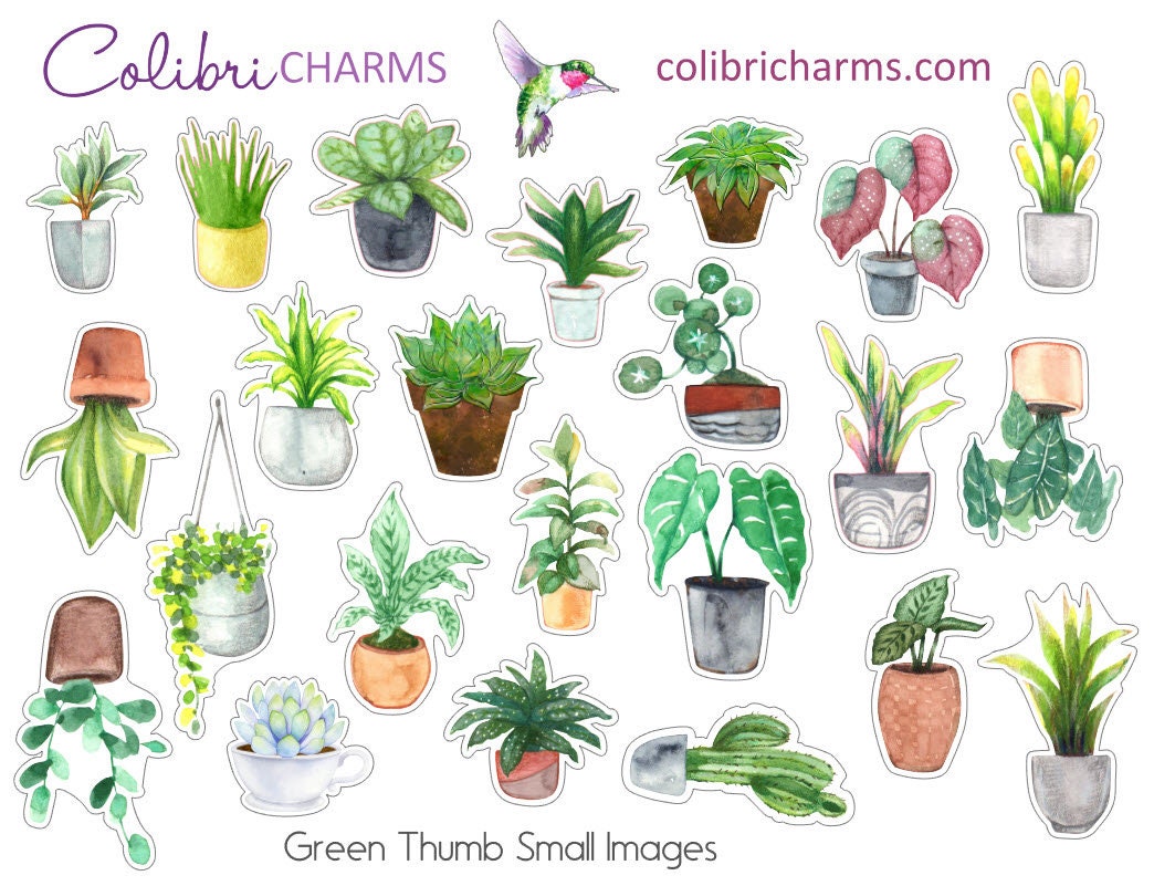 Plant Lovers Planner Stickers