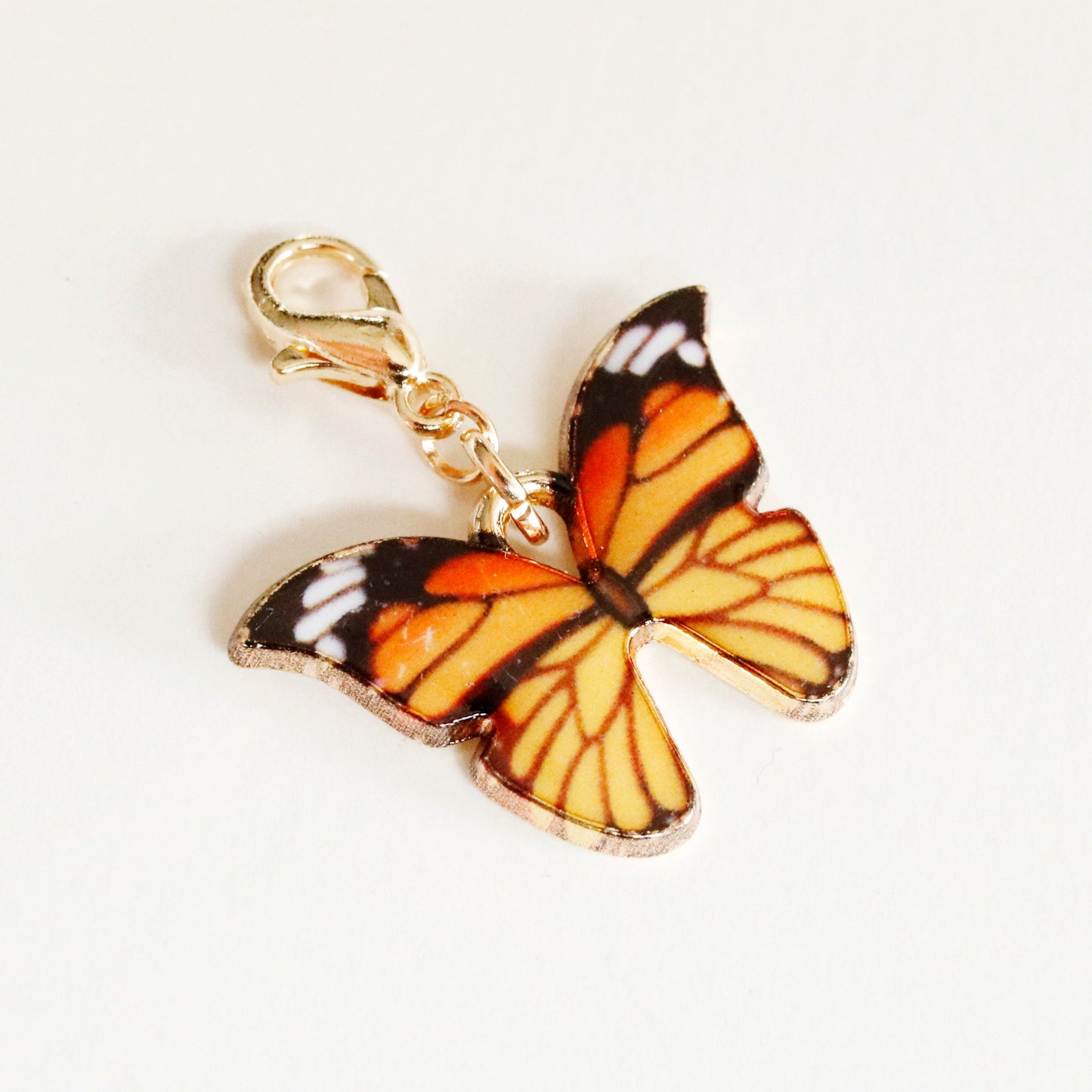 Colorful Butterfly Charms | Pollinator Bookmark | Butterfly Clip | Stitch Marker | Progress Keeper